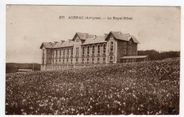 CPA Aubrac Près Laguiole 12 Aveyron Le Royal Hôtel Champ De Jonquilles Non écrite - Laguiole