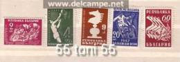 1947   SPORT - BALKAN GAMES. 5v.-MNH  BULGARIA  / Bulgarien - Ungebraucht