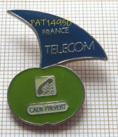 PAT14950 FRANCE TELECOM AGENCE CAEN PREVERT POMME VERTE VOILE BLEUE Dpt 14 CALVADOS - Telecom De Francia