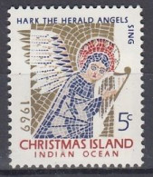 CHRISTMAS ISLAND 32,unused,Christmas 1969 (**) - Christmas Island