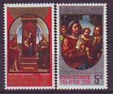 CHRISTMAS ISLAND 33-34,unused,Christmas 1970 (**) - Christmas Island