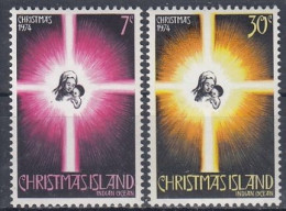 CHRISTMAS ISLAND 61-62,unused,Christmas 1974 (**) - Christmas Island