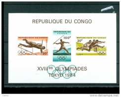 Congo 1964 Olympia Block 5   Postfrisch ** MNH #866 - Nuevos