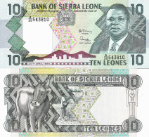 Sierra Leone 1988 - 10 Leones - Pick 15 UNC - Sierra Leone
