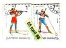 1993 World Biathlon Championship 2v.- Used/oblitere (O) Bulgaria / Bulgarie - Used Stamps