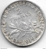 *france 2 Francs 1919km 845.1 Unc !! - 2 Francs