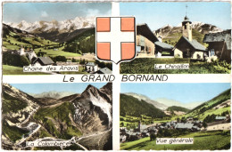 CPSM LE GRAND BORNAND  (HAUTE SAVOIE)  MULTI-VUES - Le Grand Bornand