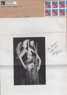 Keely Smith Jazz Musician Signed Picture In Her Official Envelope - Chanteurs & Musiciens