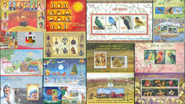 India 2016 Complete/ Full Set Of 17 Different Mini/ Miniature Sheets Year Pack MS MNH As Per Scan - Neufs