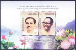 INDIA 2018 INDIA - SOUTH AFRICA JOINT ISSUE Miniature Sheet MS MNH P.O Fresh & Fine - Joint Issues