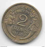 *france 2 Francs 1939  Km 886 - 2 Francs