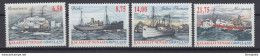 Greenland  2004 Greenlandic Shipping (III), Ships, Brig, Passenger Ship, Polar Ship  Mi 423-426  MNH(**) - Unused Stamps