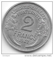 France  2 Francs  1947  Km 886a.1    Xf++!!!! - 2 Francs