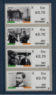 EIRE Ireland Irlande, **, Yv D 77, 78, 79, 80, Mi ATM 77 à 80, SG M 73, 74, 75, 76, Insurrection De Pâques 1916, - Franking Labels