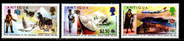 Antigua 1975 - Mi.Nr. 355 - 357 - Postfrisch MNH - UPU - 1960-1981 Autonomía Interna