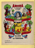 Protege Cahier : AMORA  Ses Verres Decorés LA FONTAINE - Protège-cahiers