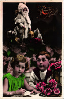 PC SAINT NICHOLAS, JOYEUX NOEL, KIDS AND TOYS, Vintage Postcard (b51266) - Saint-Nicolas