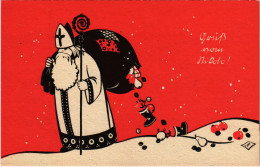 PC SAINT NICHOLAS, GRUß VOM NIKOLO, Vintage Postcard (b51281) - Nikolaus