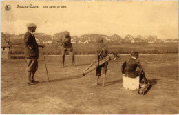 PC GOLF, SPORT, KNOCKE-ZOUTE, UNE PARTIE DE GOLF, Vintage Postcard (b51253) - Golf