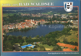 72037757 Bad Waldsee Kneipp Kurort Stadtsee Wappen Fliegeraufnahme Bad Waldsee - Bad Waldsee