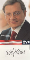 Wolfgang Schussel Austria Chancellor Politics Hand Signed Photo - Politisch Und Militärisch