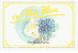 Carte Parfum ROMANTIQUE De C'EST FLEUR BLEUE - Antiguas (hasta 1960)