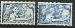 France  N°   498  Secours National Bleu Ciel   Oblitéré B/TB    Le  Timbre Type Sur Les Scans Pour Comparer Soldé ! ! ! - Used Stamps