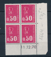 FRANCE - COIN DATE DU 11 DECEMBRE 1970 N° 1664 NEUF** SANS CHARNIERE - 1970-1979