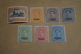 7 Timbres NEUF Avec Surcharge Eupen ,trace De Charnière - Unused Stamps