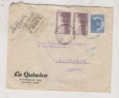 ARGENTINA  BUENOS AIRES Registered Airmail Cover To Germany - Cartas & Documentos