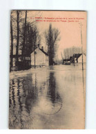 CHENY : Submersion Générale De La Route De Migennes Pendant Les Inondations De L'Yonne, Janvier 1910 - état - Cheny