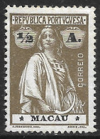 Macao Macau – 1913 Ceres Type 1/2 Avos Mint Stamp - Unused Stamps