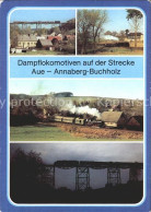 72035322 Markersbach Raschau-Markersbach Dampflokomotiven Strecke Aue Annaberg B - Markersbach