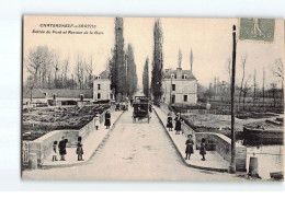 CHATEAUNEUF-SUR-SARTHE : Entrée Du Pont Et Avenue De La Gare - Très Bon état - Chateauneuf Sur Sarthe