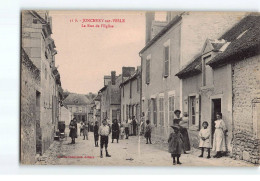 JONCHERY SUR VESLE : La Rue De L'Eglise - Très Bon état - Jonchery-sur-Vesle