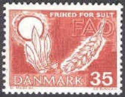 UNO UNITED NATIONS FAO DENMARK  DANMARK DÄNEMARK 1963 Mi 409 MNH Slania - Contre La Faim