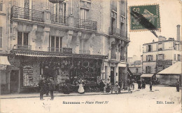 Suresnes         92          Place Henri IV .  Quincaillerie. Imprimerie.      (voir Scan) - Suresnes