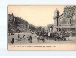 LE HAVRE : Place De La Gare Et Boulevard De La République - Très Bon état - Estaciones