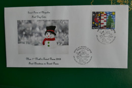 SPM/SAINT PIERRE ET MIQUELON FDC/1ER JOUR/NOEL-1ER NOEL A SAINT PIERRE- 2023 - FDC