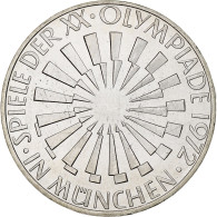 République Fédérale Allemande, 10 Mark, 1972, Karlsruhe, Argent, SUP+, KM:130 - Andere & Zonder Classificatie