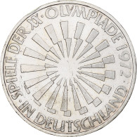 Monnaie, République Fédérale Allemande, 10 Mark, 1972, Karlsruhe, BE, SPL - Commemorations