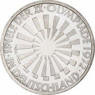 République Fédérale Allemande, 10 Mark, 1972, Hamburg, Argent, SPL, KM:134.1 - Conmemorativas