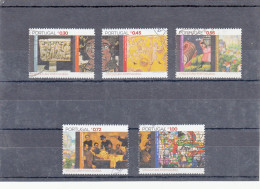 Portugal, (66), Viticultura Portuguesa, 2004, Mundifil Nº 3174 A 3178 Used - Used Stamps