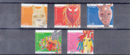 Portugal, (68), Mascaras De Portugal, 2004, Mundifil Nº 3198 A 3202 Used - Gebraucht