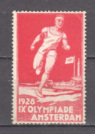 Netherlands - Poster Stamp SUMMER OLYMPICS AMSTERDAM 1928 - Summer 1928: Amsterdam