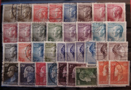 Luxembourg Luxemburg - Accumulation 35 Stamps Used - Altri & Non Classificati