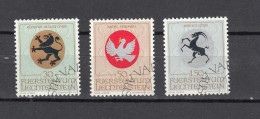 LIECHTENSTEIN 1969     N° 453 à 455   OBLITERES   CATALOGUE  ZUMSTEIN - Used Stamps