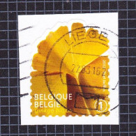 2012 Nr 4272 Gestempeld,zegel Uit Boekje B132.Boomblad / Feuille D'arbre. - Used Stamps