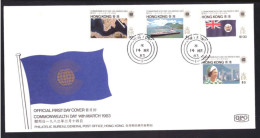 Hong Kong Mi. 411 T/m 414 SG 438 T/m 441 FDC (1983) - FDC