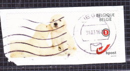 2011 Nr 4182/83 Duo-stamp / My Stamp,gestempeld Op Fragment. - Oblitérés